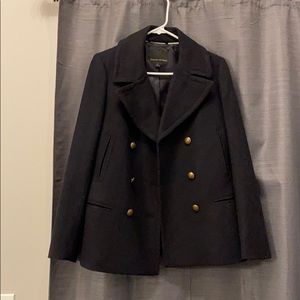 Navy pea coat